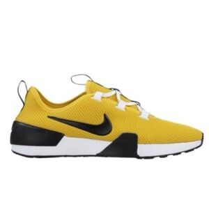 Nike AJ8799 Ashim Yellow & Black Lace Up Athletic Sneaker Shoes 10